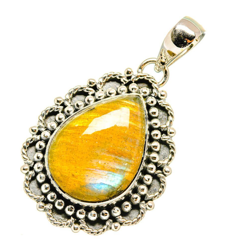 Labradorite Pendants handcrafted by Anasilvercos - PD6093 - Photo 2