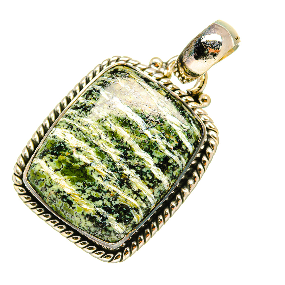 Lizard Jasper Pendants handcrafted by Anasilvercos - PD6110