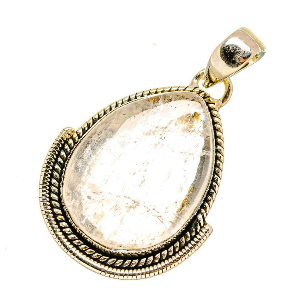 Rainbow Moonstone Pendants handcrafted by Anasilvercos - PD6120