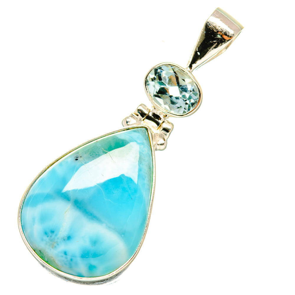 Larimar Pendants handcrafted by Anasilvercos - PD6133