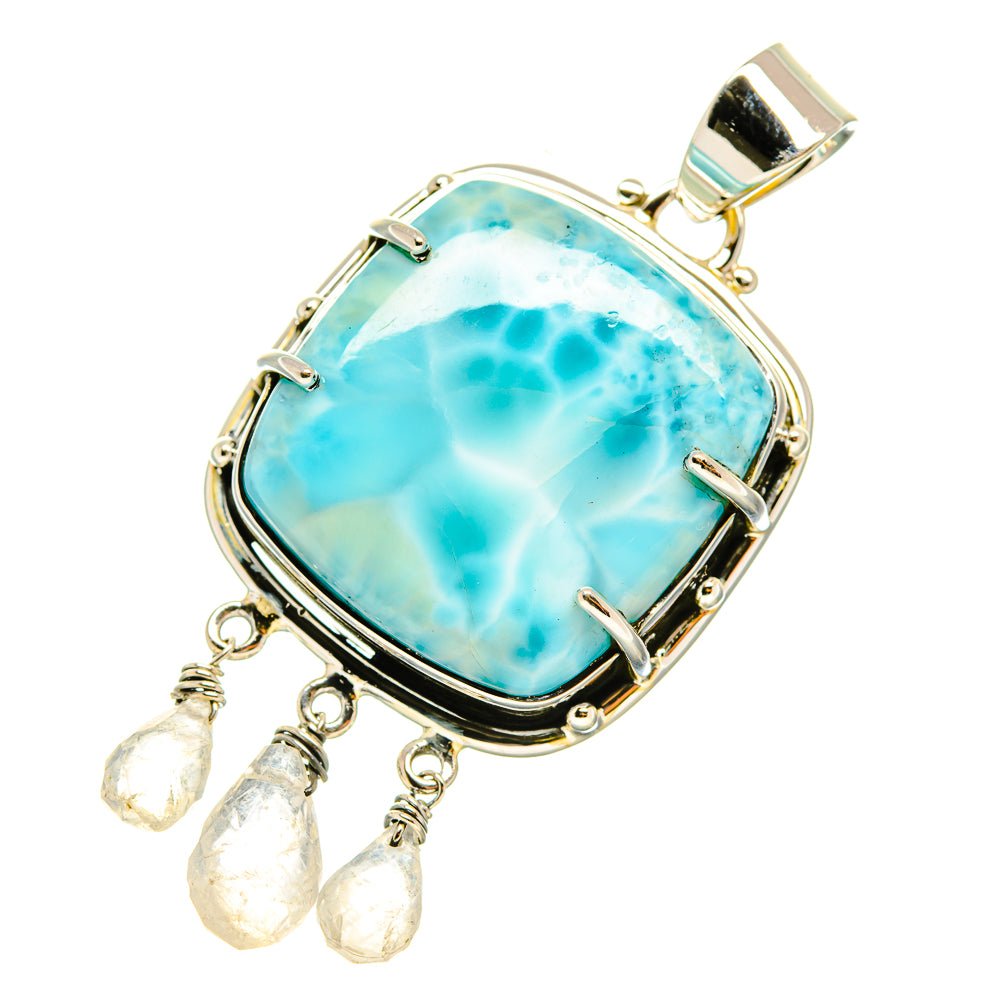 Larimar Pendants handcrafted by Anasilvercos - PD6136
