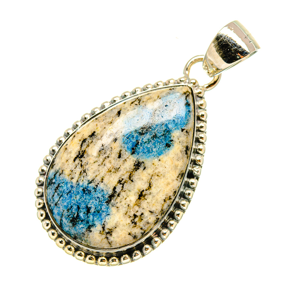 K2 Blue Azurite Pendants handcrafted by Anasilvercos - PD6141