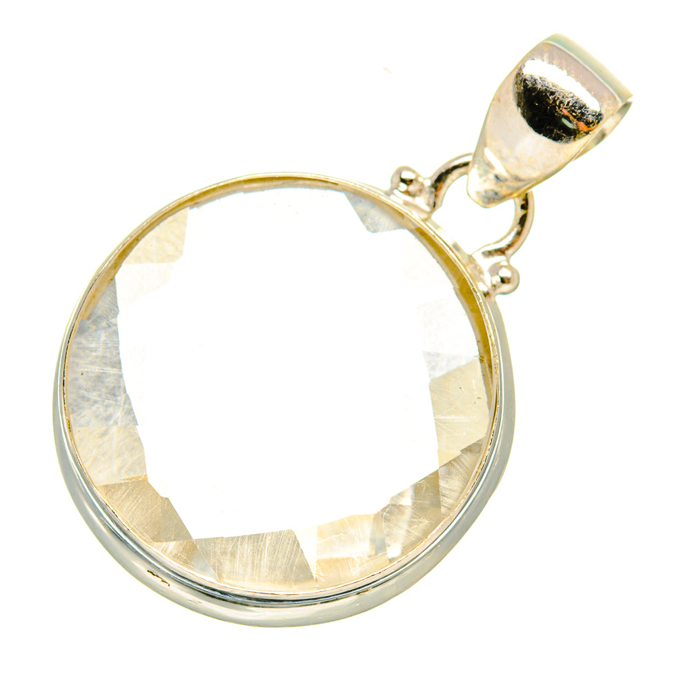 White Quartz Pendants handcrafted by Anasilvercos - PD6149