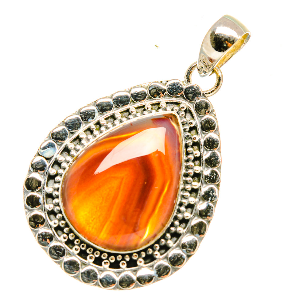 Botswana Agate Pendants handcrafted by Anasilvercos - PD6168
