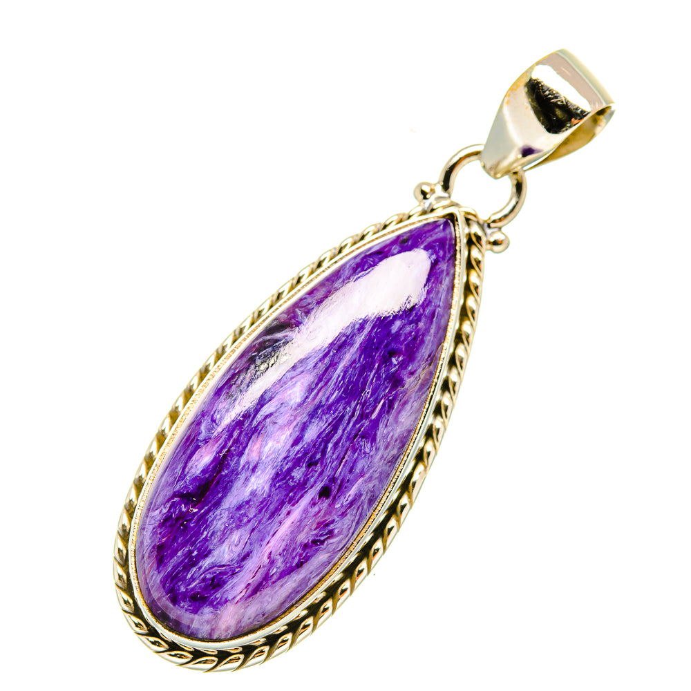 Charoite Pendants handcrafted by Anasilvercos - PD6194