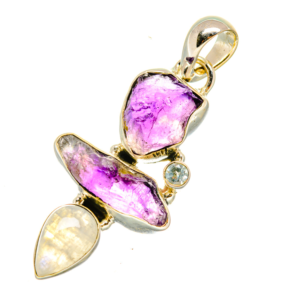 Amethyst Pendants handcrafted by Anasilvercos - PD6196