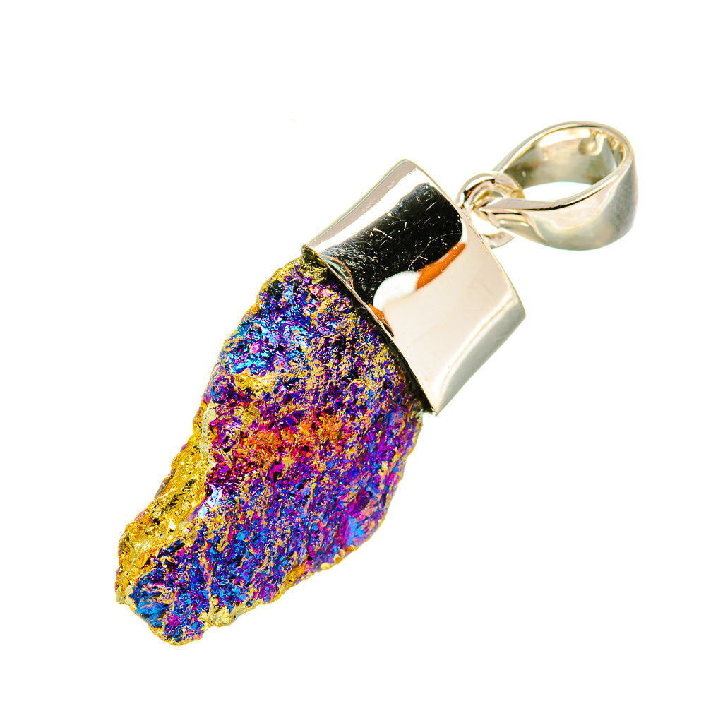 Titanium Druzy Pendants handcrafted by Anasilvercos - PD6209