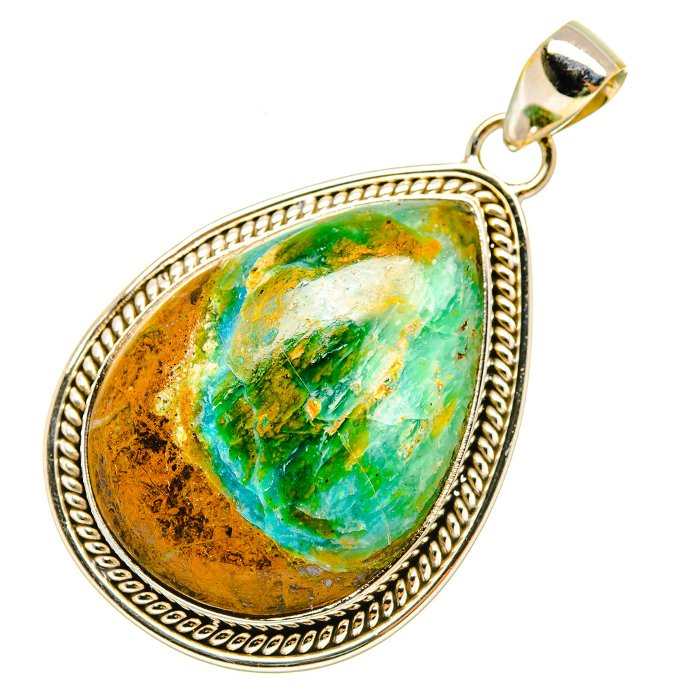 Peruvian Opal Pendants handcrafted by Anasilvercos - PD6218