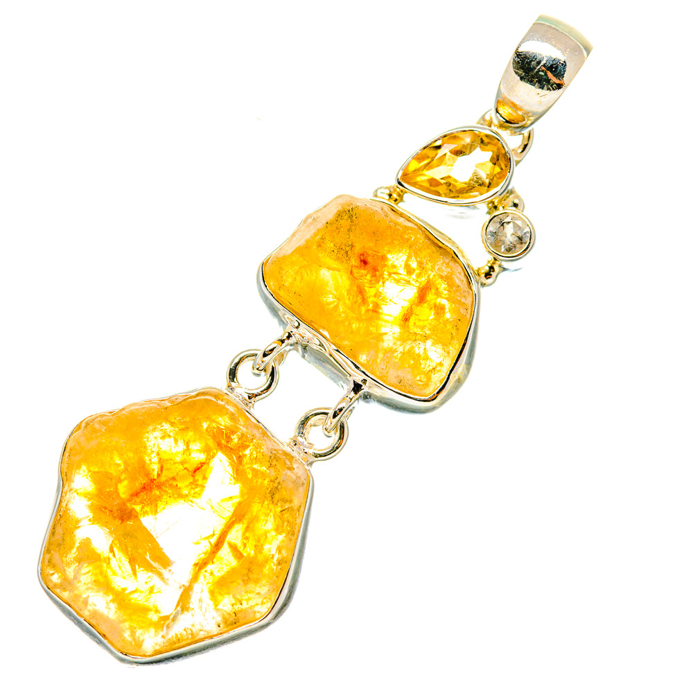 Citrine Pendants handcrafted by Anasilvercos - PD6221