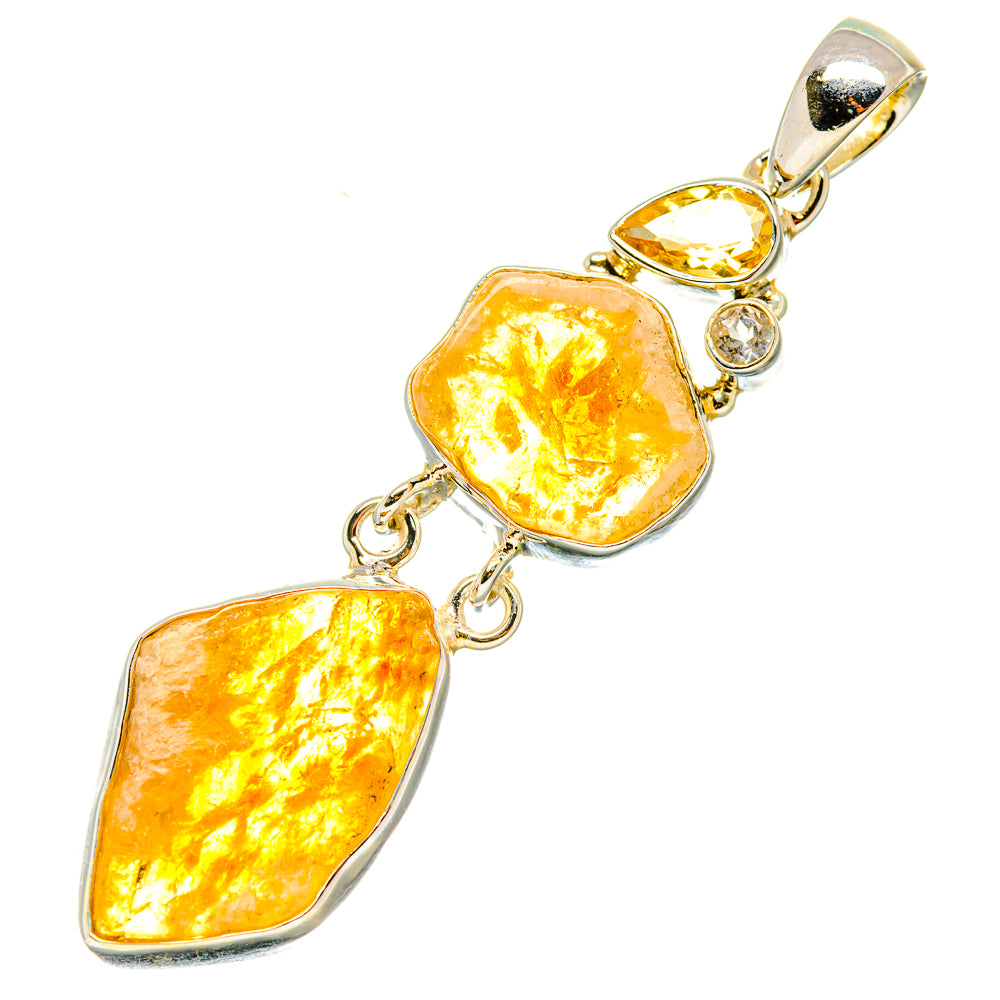 Citrine Pendants handcrafted by Anasilvercos - PD6222