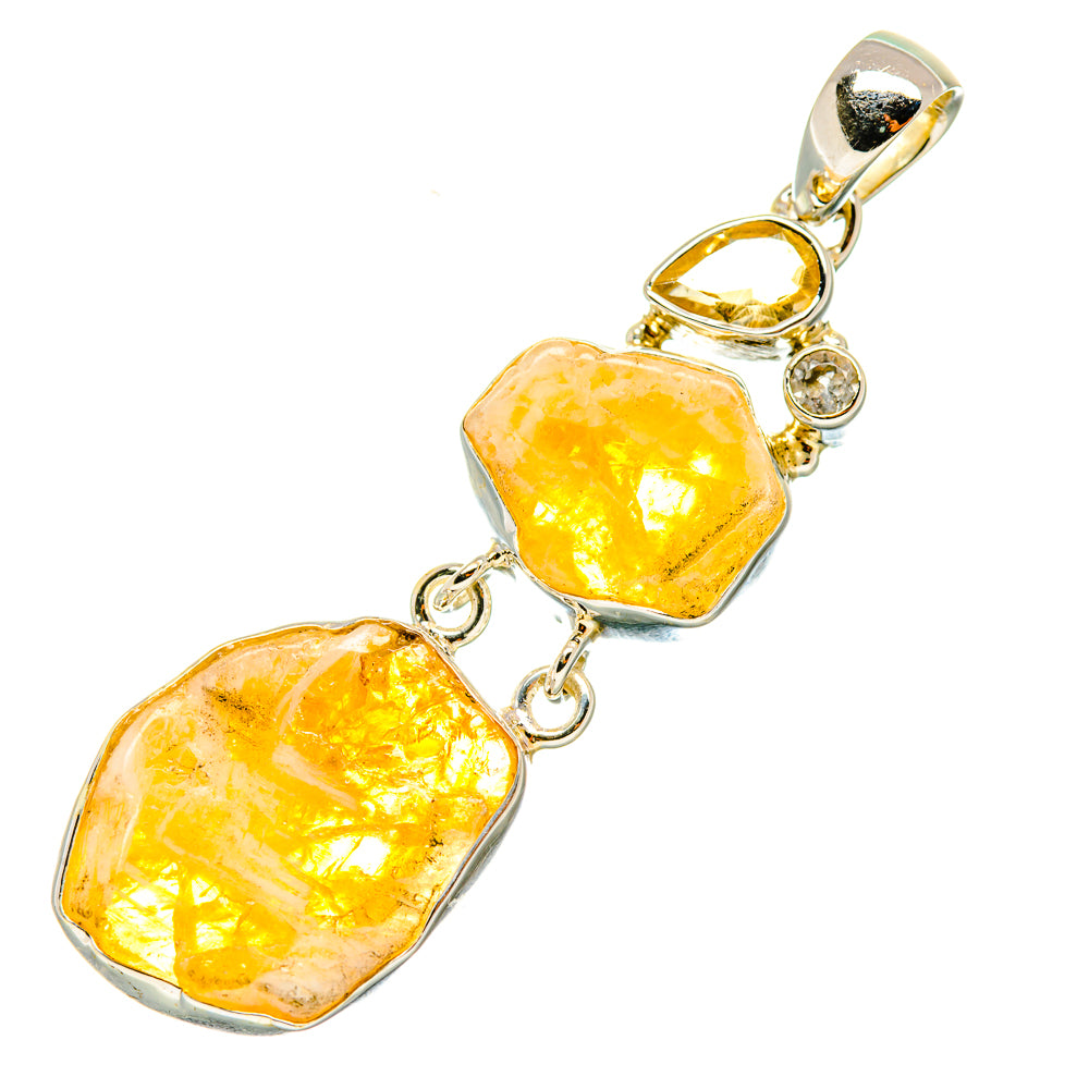 Citrine Pendants handcrafted by Anasilvercos - PD6223