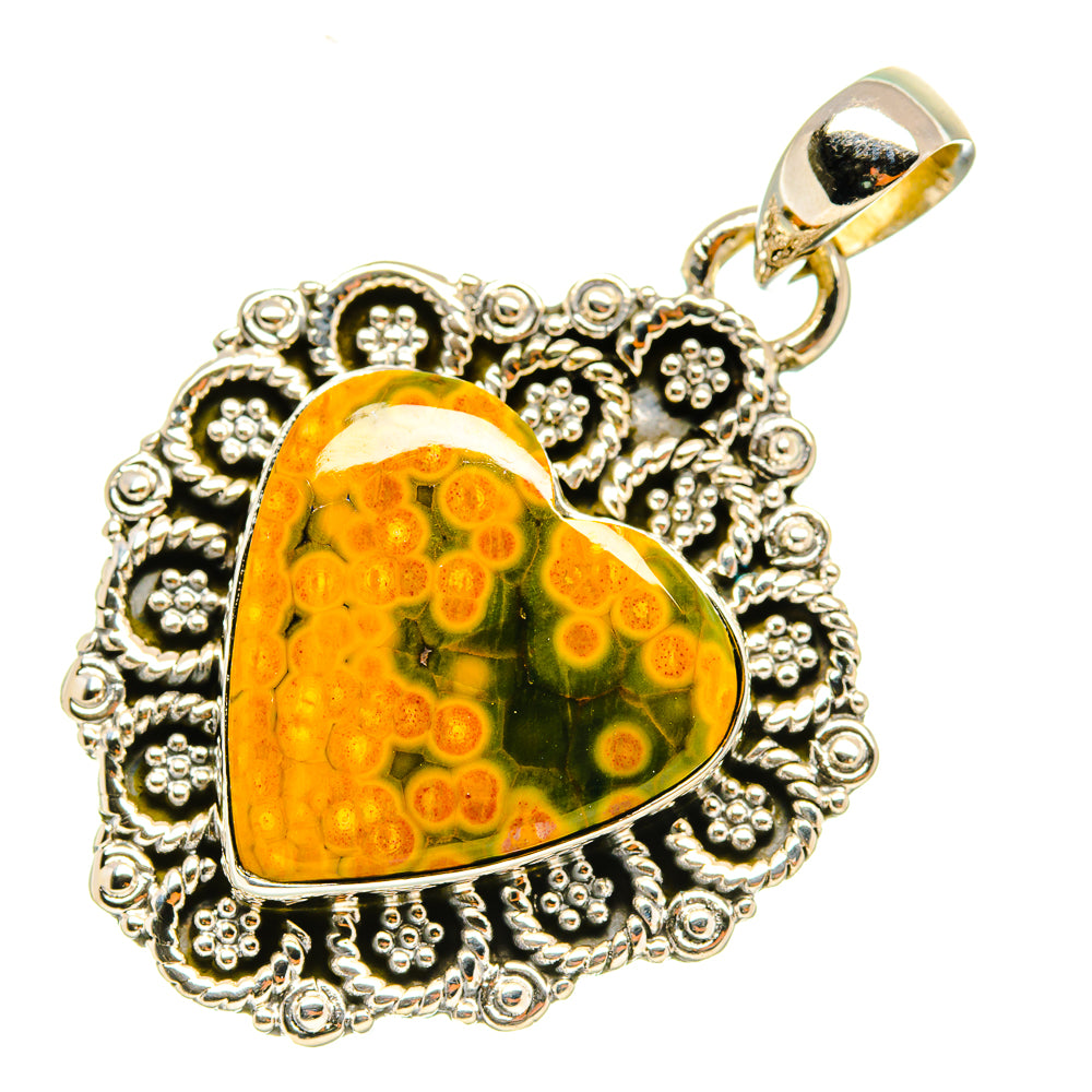 Ocean Jasper Pendants handcrafted by Anasilvercos - PD6228