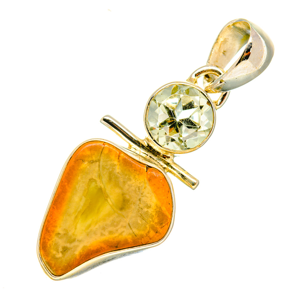 Petrified Wood Pendants handcrafted by Anasilvercos - PD6229