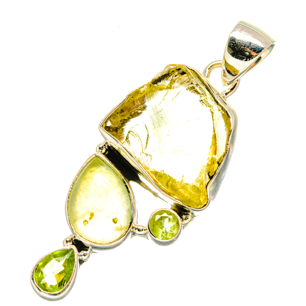 Prehnite Pendants handcrafted by Anasilvercos - PD6231