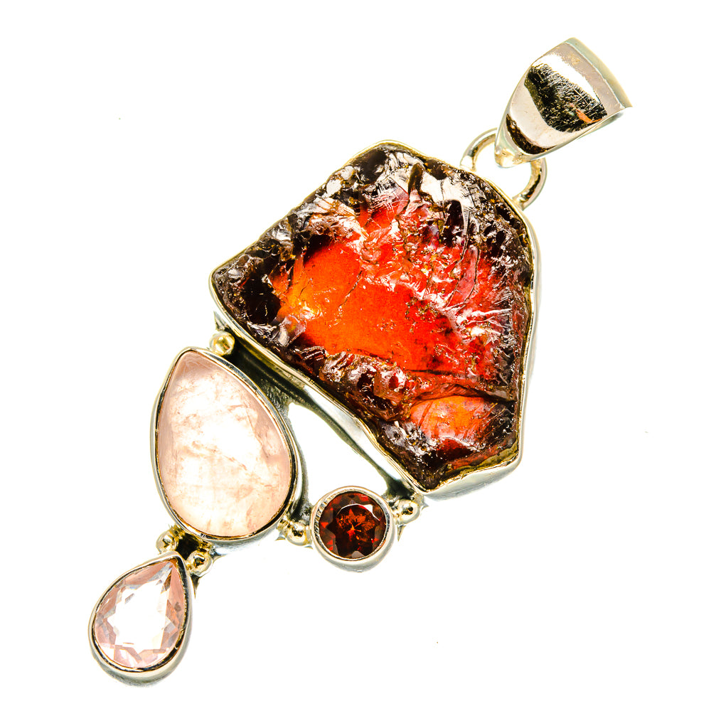 Garnet Pendants handcrafted by Anasilvercos - PD6244