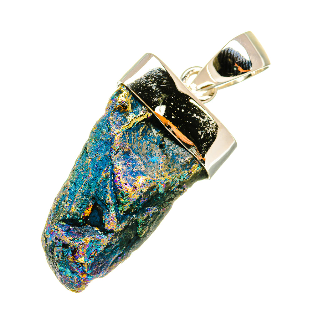 Titanium Druzy Pendants handcrafted by Anasilvercos - PD6248