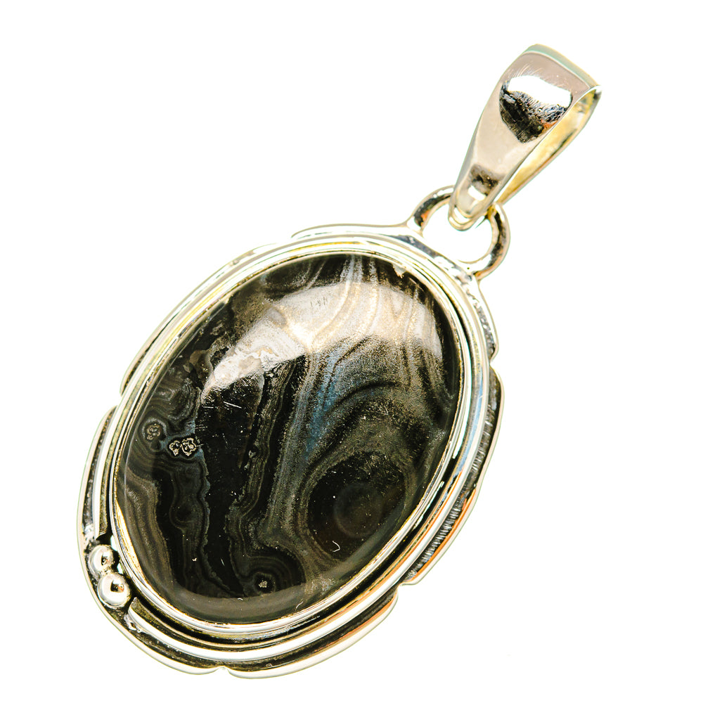 Psilomelane Pendants handcrafted by Anasilvercos - PD6264