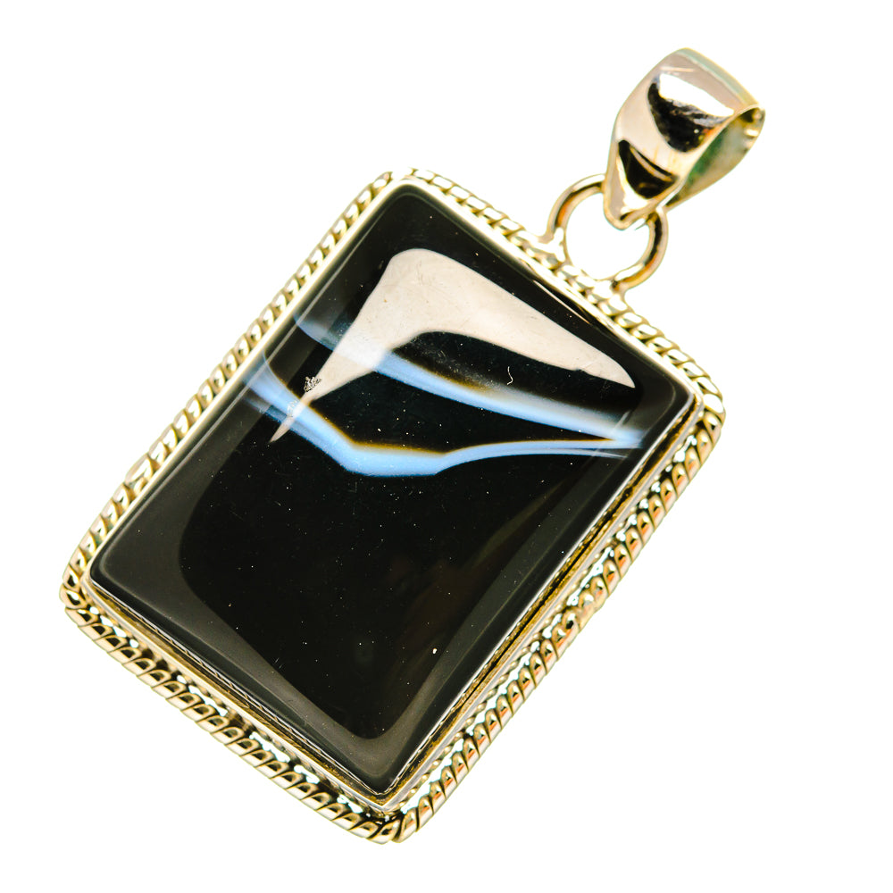 India Agate Pendants handcrafted by Anasilvercos - PD6268