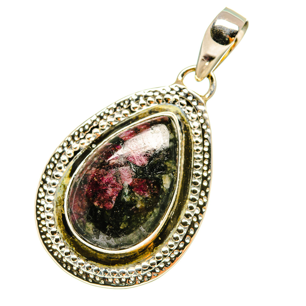 Russian Eudialyte Pendants handcrafted by Anasilvercos - PD6270