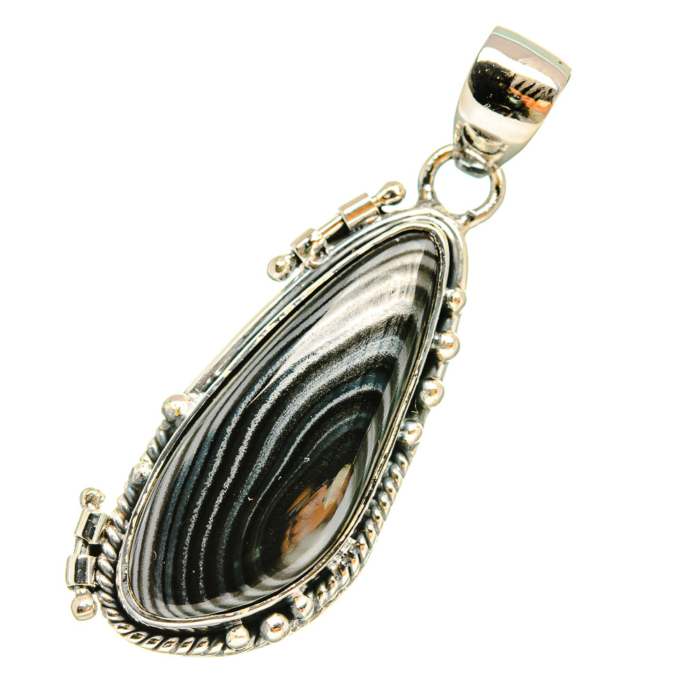 Psilomelane Pendants handcrafted by Anasilvercos - PD6278