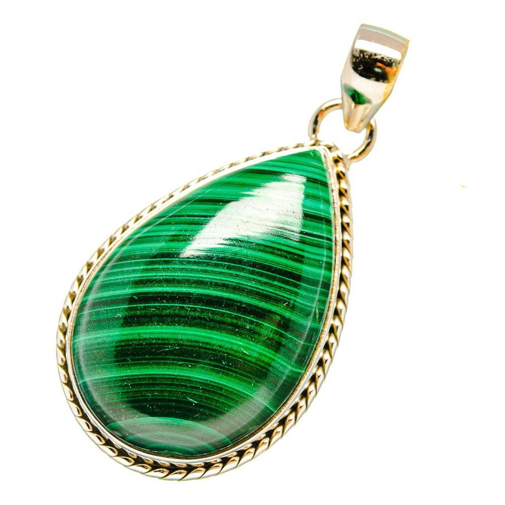 Malachite Pendants handcrafted by Anasilvercos - PD6288