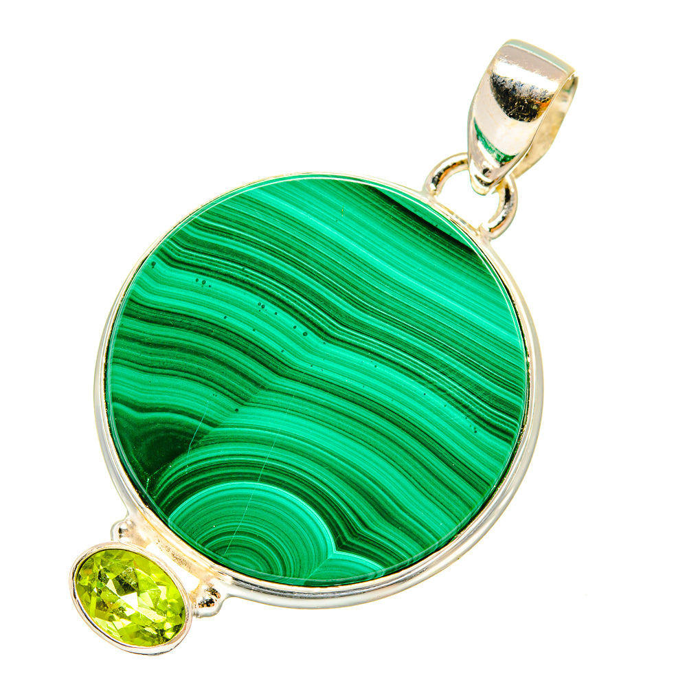 Malachite Pendants handcrafted by Anasilvercos - PD6290