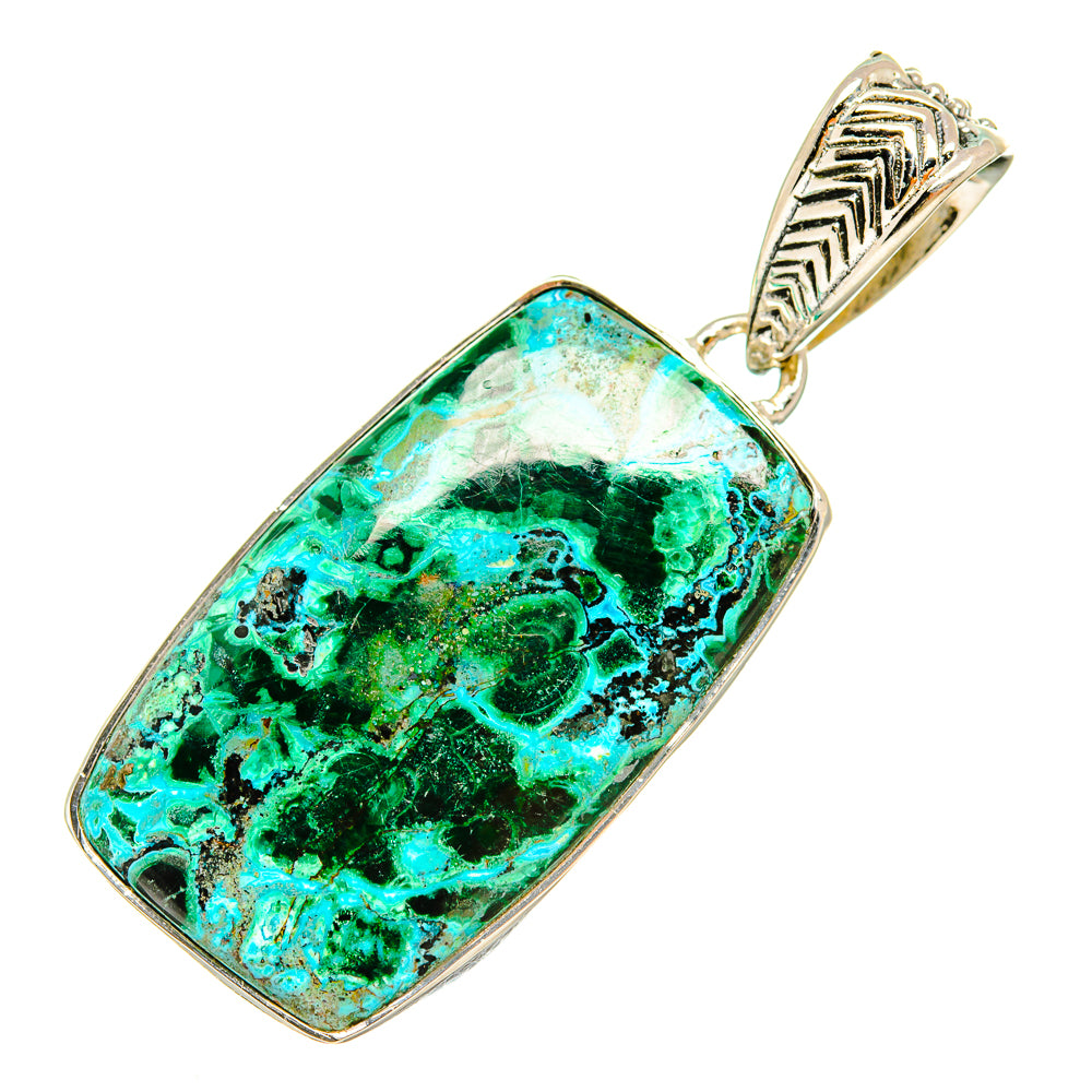 Chrysocolla Pendants handcrafted by Anasilvercos - PD6291