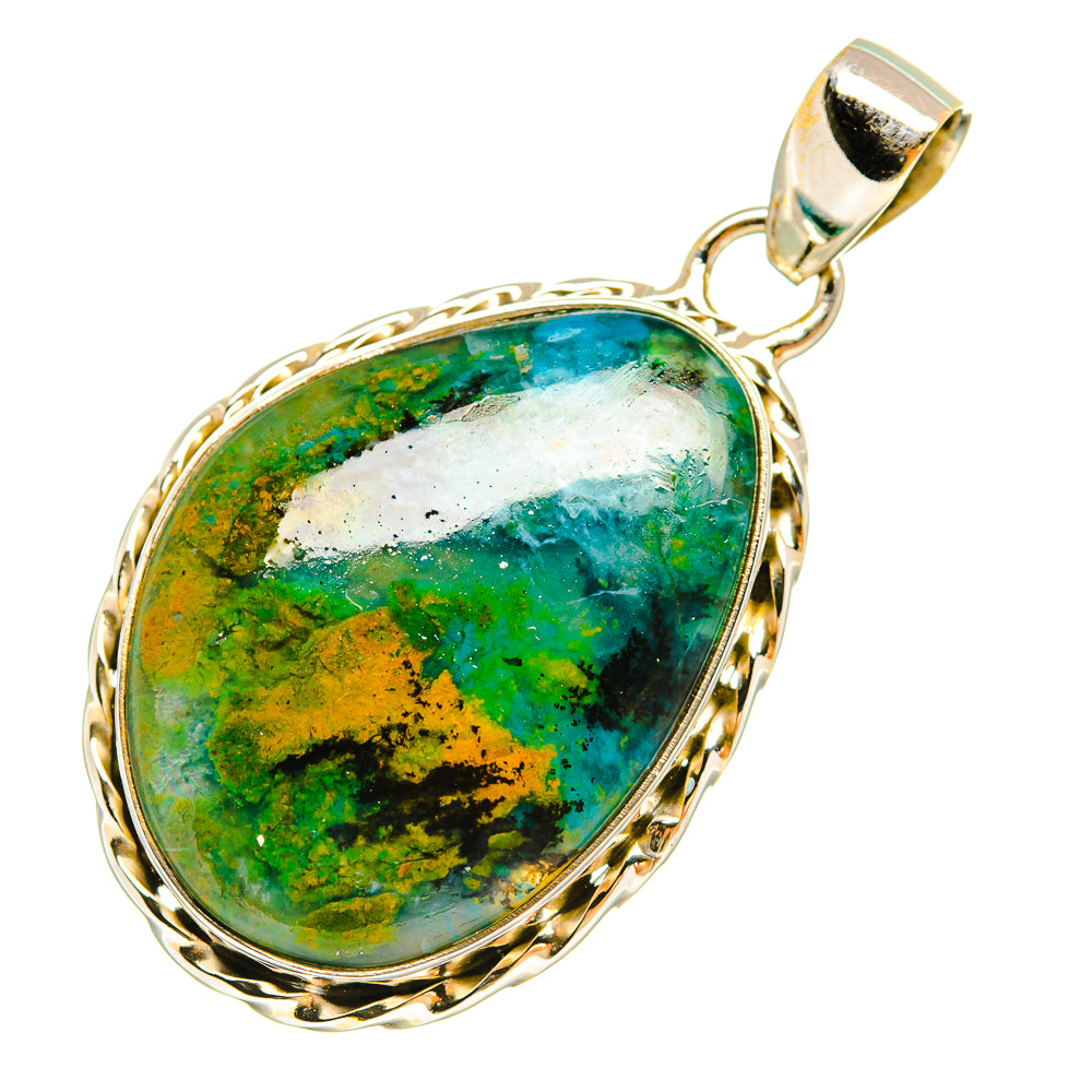 Peruvian Opal Pendants handcrafted by Anasilvercos - PD6302