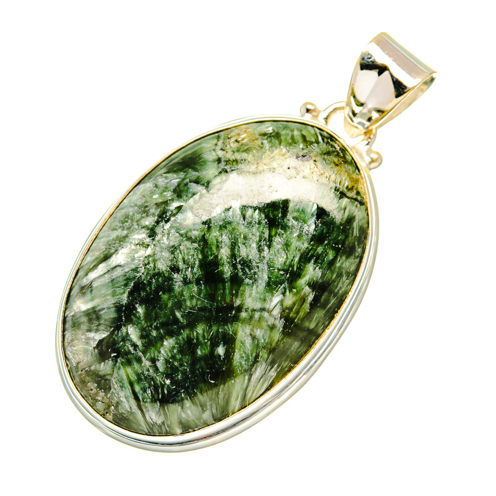 Seraphinite Pendants handcrafted by Anasilvercos - PD6303