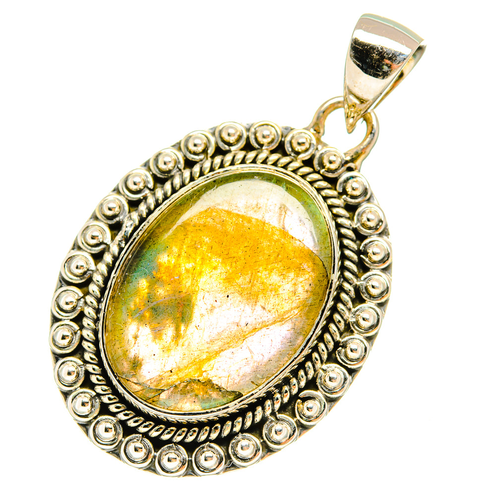 Labradorite Pendants handcrafted by Anasilvercos - PD6306 - Photo 2