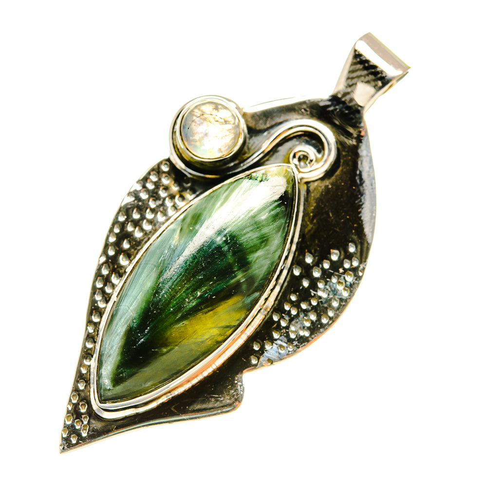 Seraphinite Pendants handcrafted by Anasilvercos - PD6334