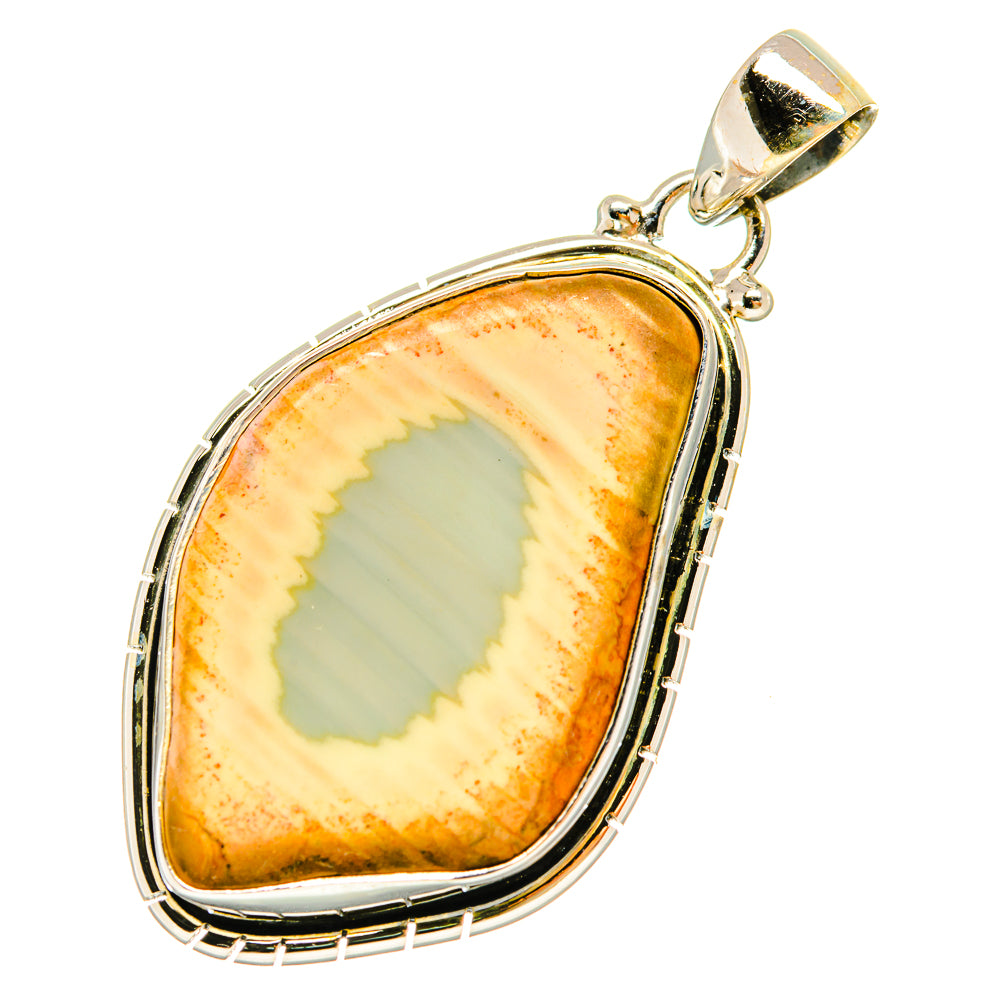 Willow Creek Jasper Pendants handcrafted by Anasilvercos - PD6354