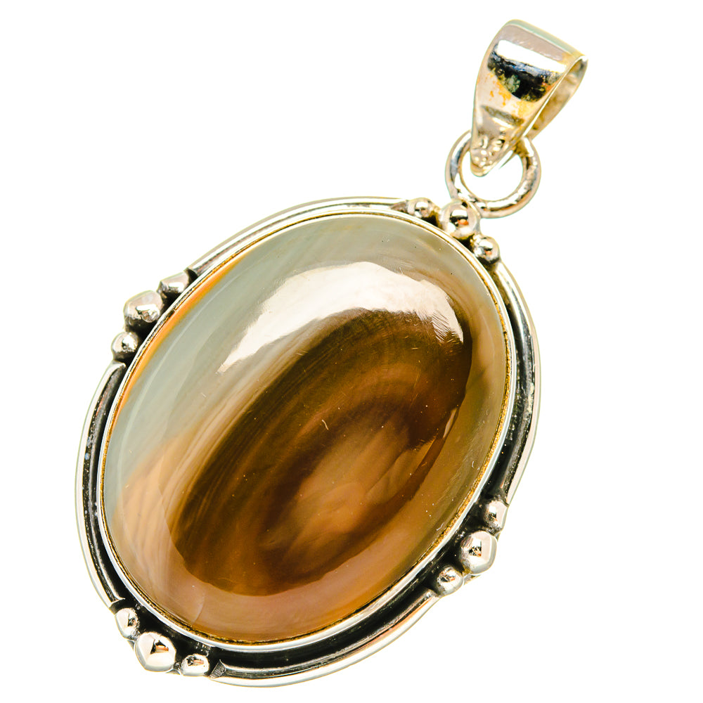 Willow Creek Jasper Pendants handcrafted by Anasilvercos - PD6361