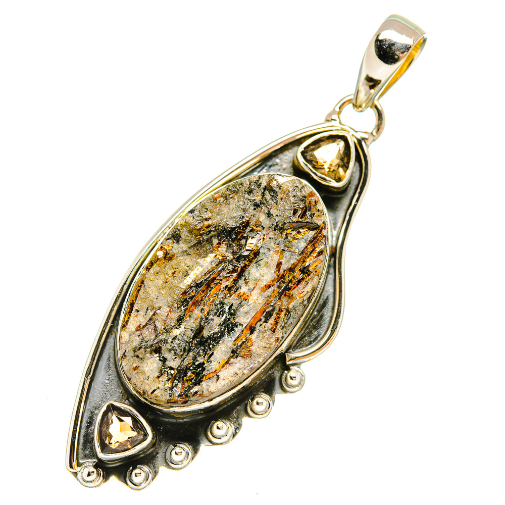 Astrophyllite Pendants handcrafted by Anasilvercos - PD6365