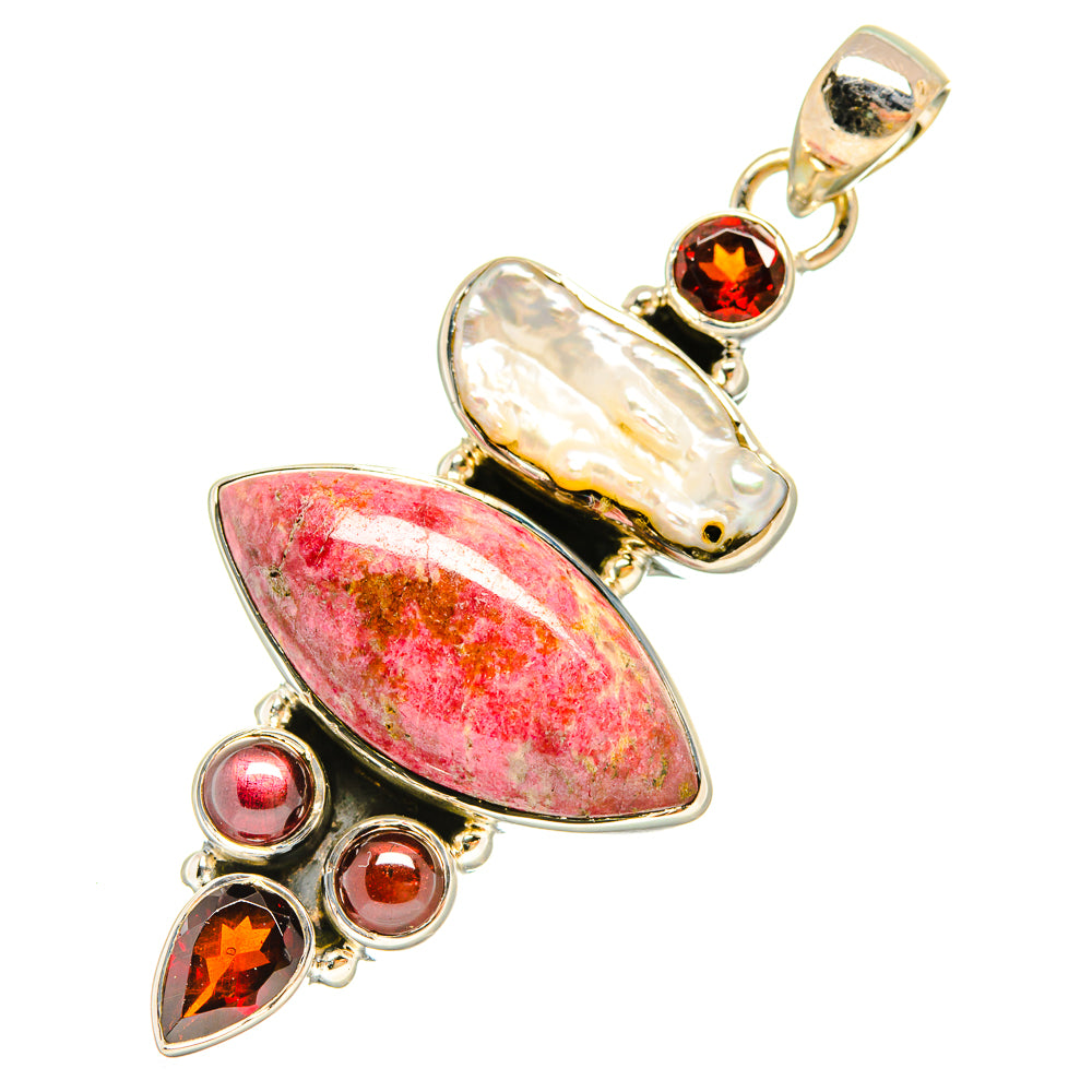 Thulite Pendants handcrafted by Anasilvercos - PD6369