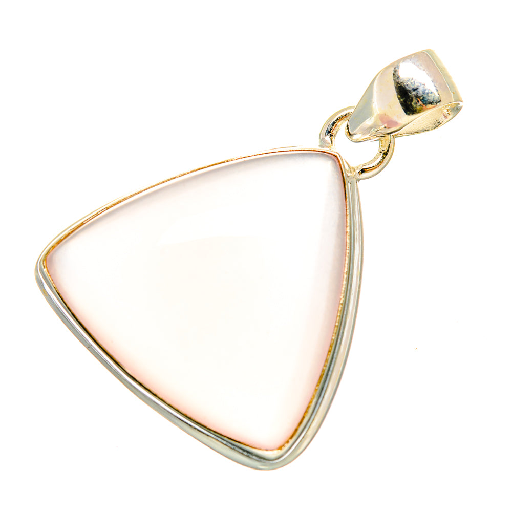 Rose Quartz Pendants handcrafted by Anasilvercos - PD6386