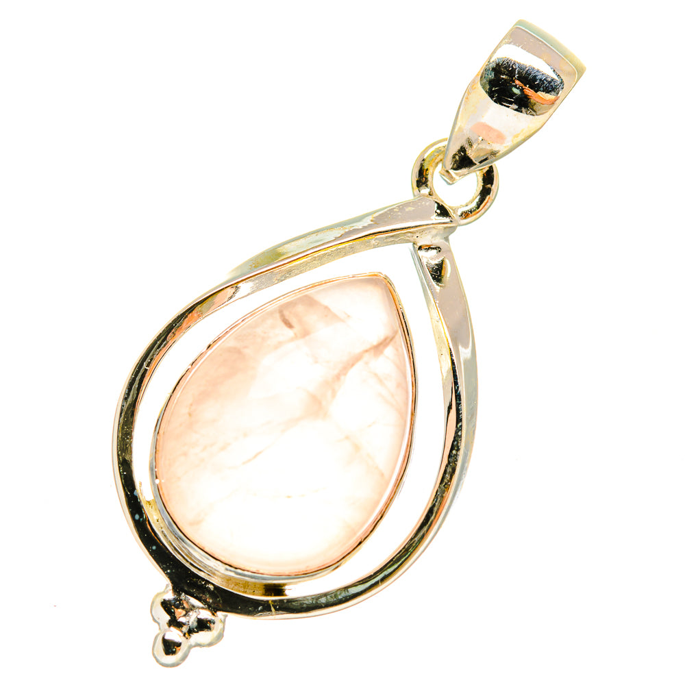 Rose Quartz Pendants handcrafted by Anasilvercos - PD6392