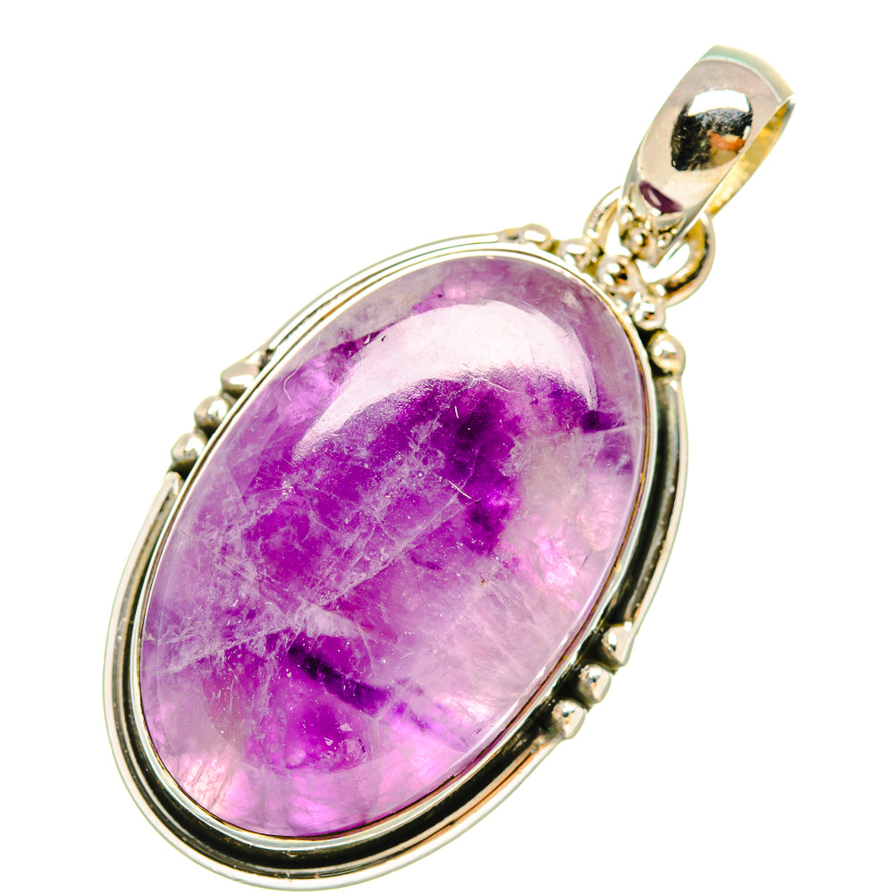 Chevron Amethyst Pendants handcrafted by Anasilvercos - PD6399