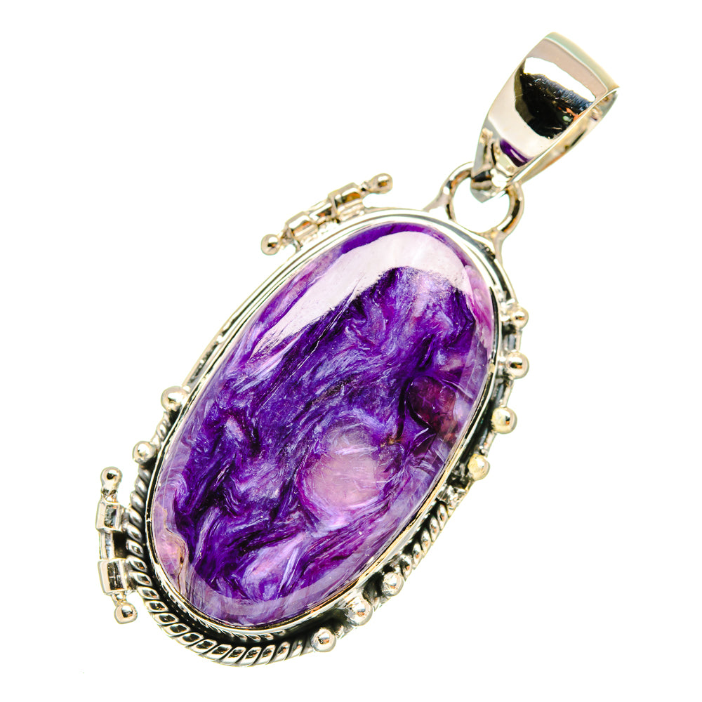 Charoite Pendants handcrafted by Anasilvercos - PD6401