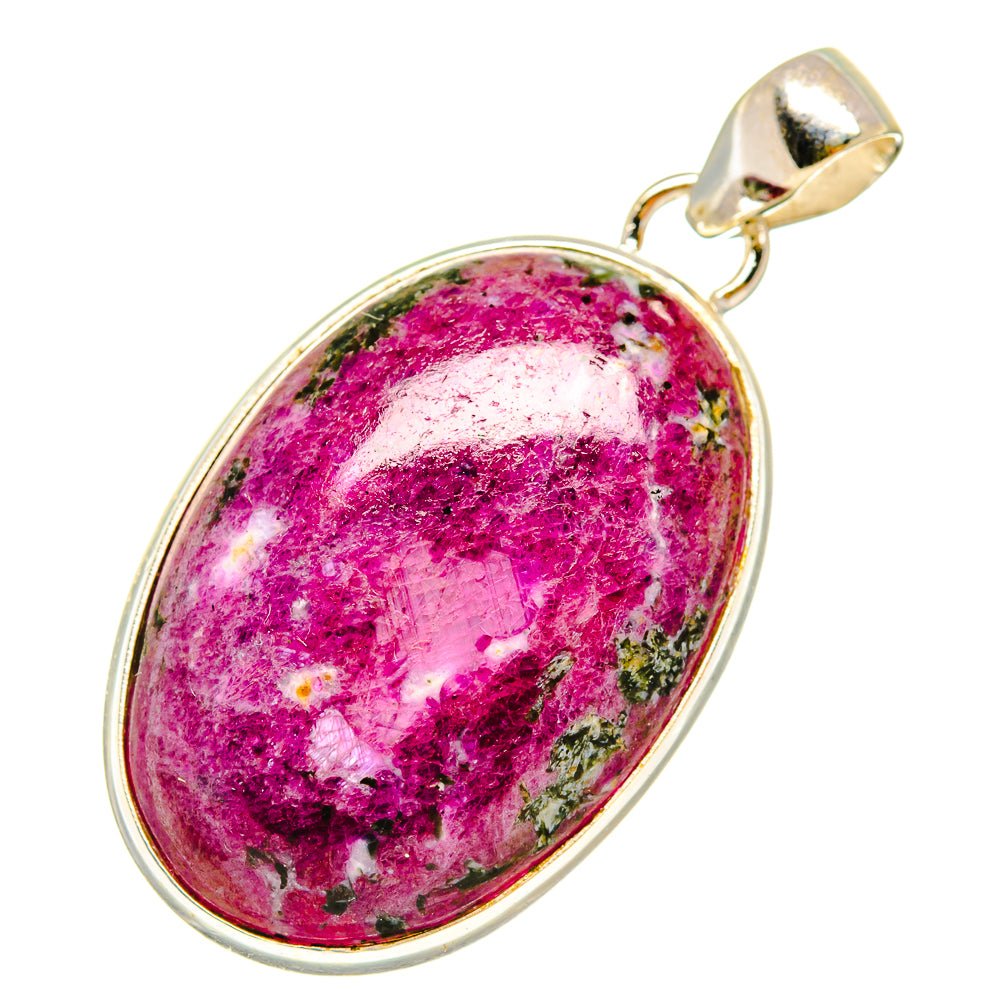Ruby Zoisite Pendants handcrafted by Anasilvercos - PD6407