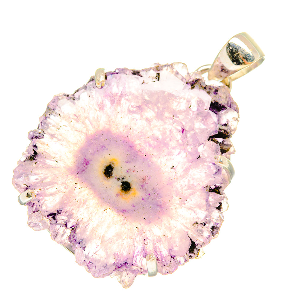 Amethyst Stalactite Pendants handcrafted by Anasilvercos - PD6408