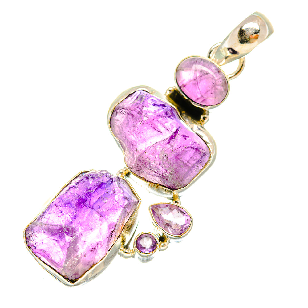 Amethyst Pendants handcrafted by Anasilvercos - PD6413