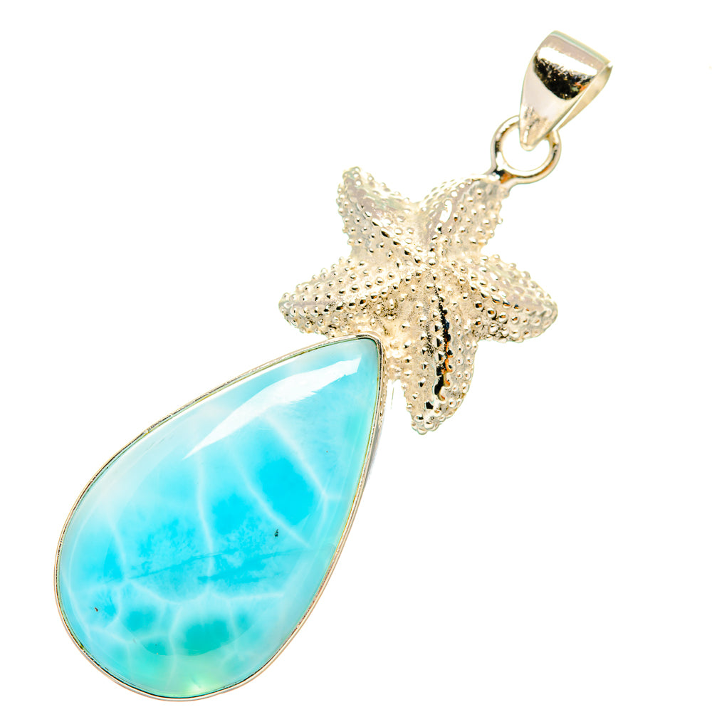 Larimar Pendants handcrafted by Anasilvercos - PD6423