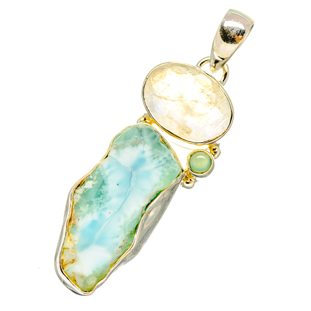 Larimar Pendants handcrafted by Anasilvercos - PD6427