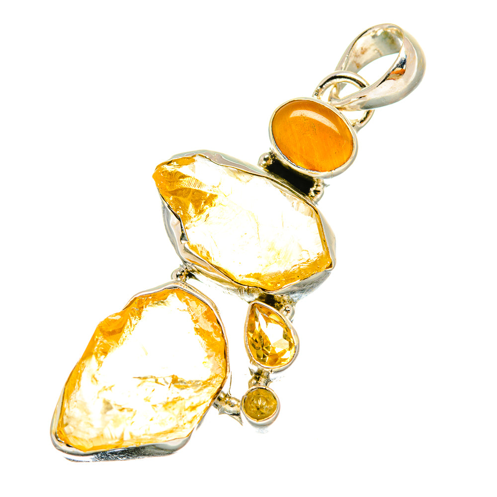 Citrine Pendants handcrafted by Anasilvercos - PD6439