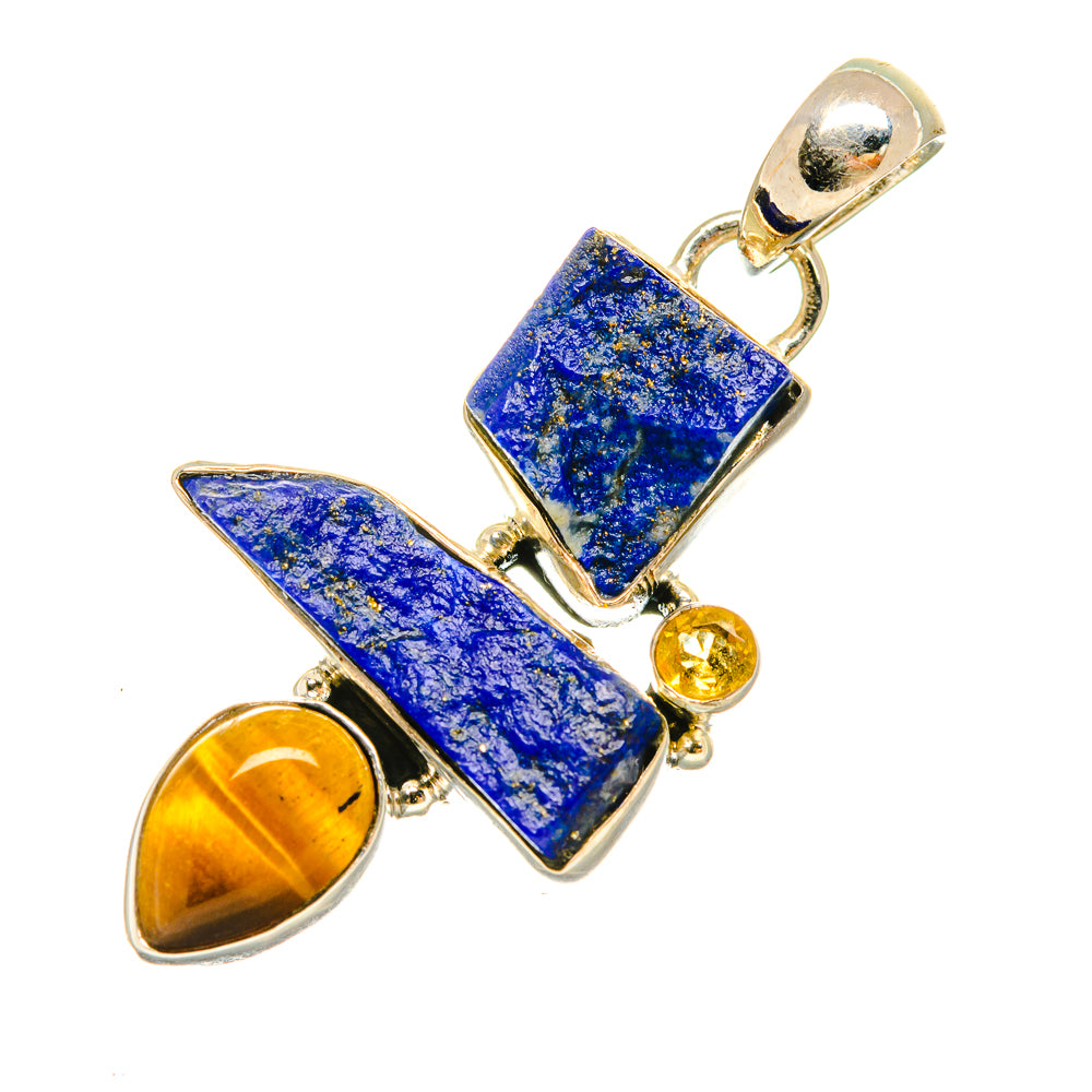 Lapis Lazuli Pendants handcrafted by Anasilvercos - PD6449