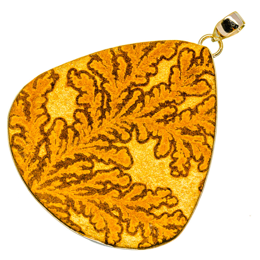 Germany Psilomelane Dendrite Pendants handcrafted by Anasilvercos - PD6471