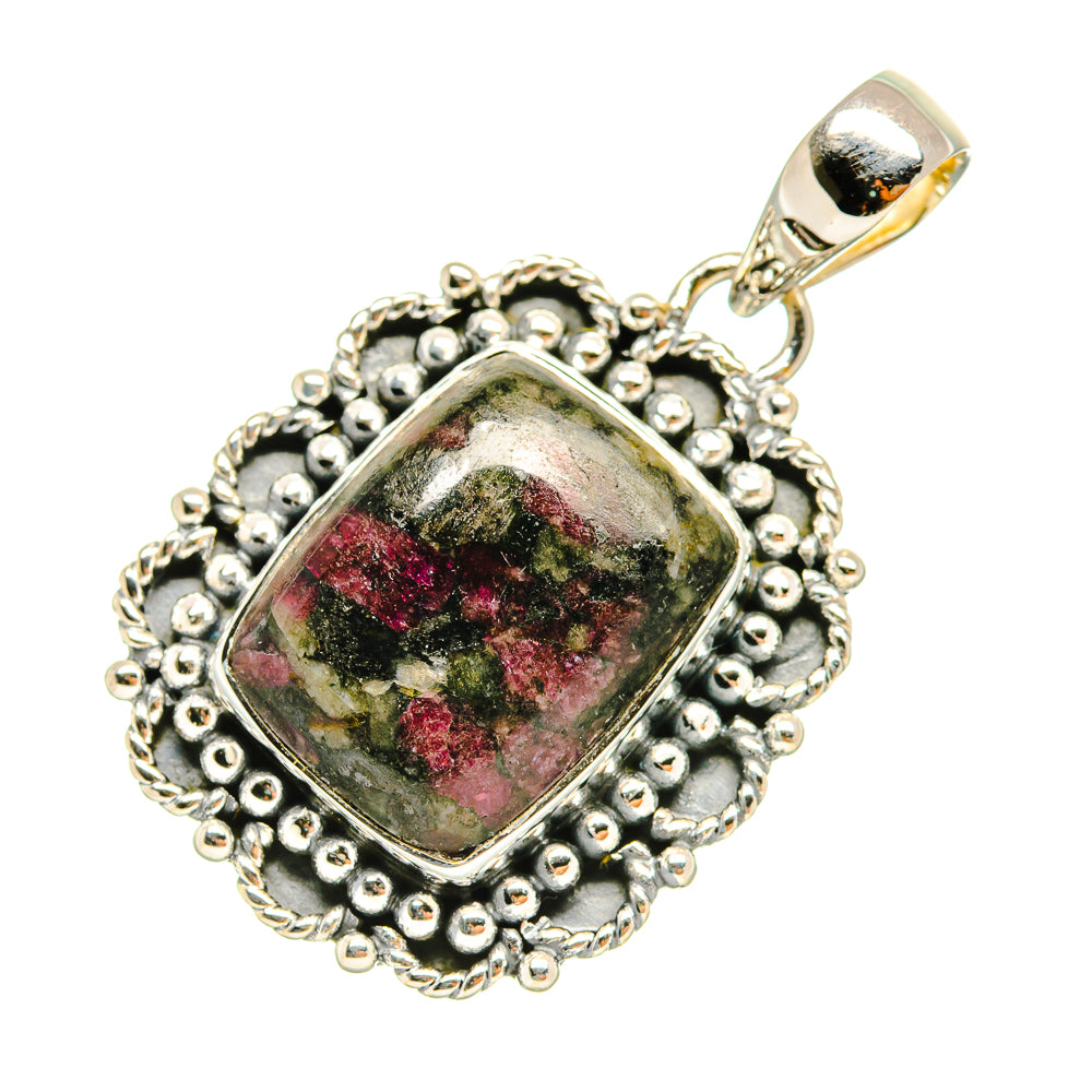 Russian Eudialyte Pendants handcrafted by Anasilvercos - PD6494