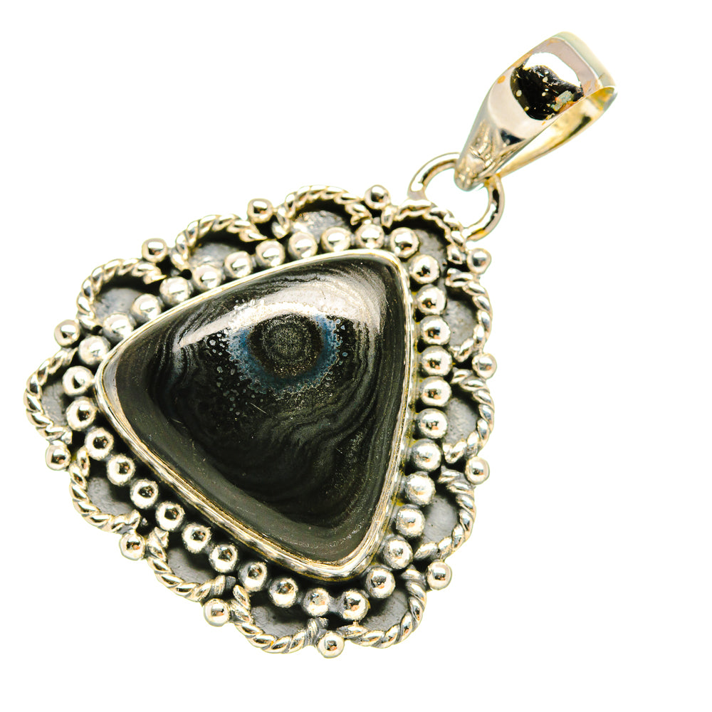 Psilomelane Pendants handcrafted by Anasilvercos - PD6498