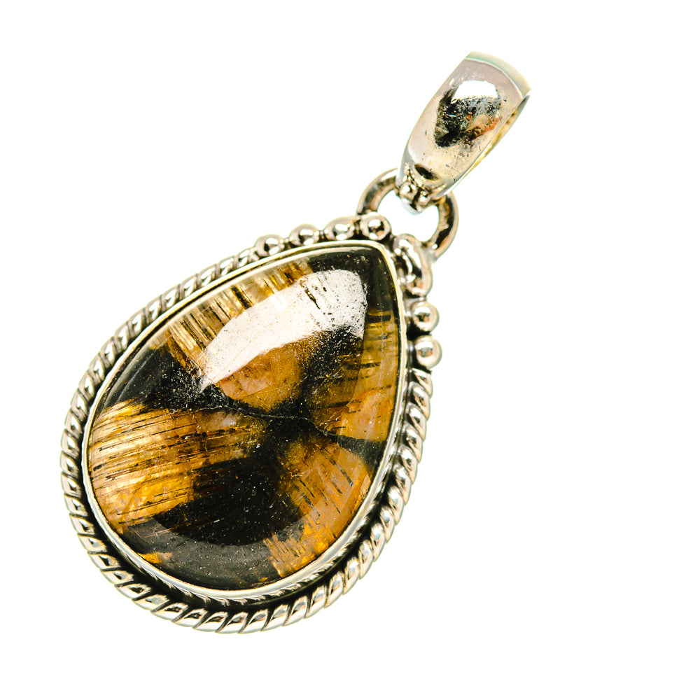 Chiastolite Pendants handcrafted by Anasilvercos - PD6499